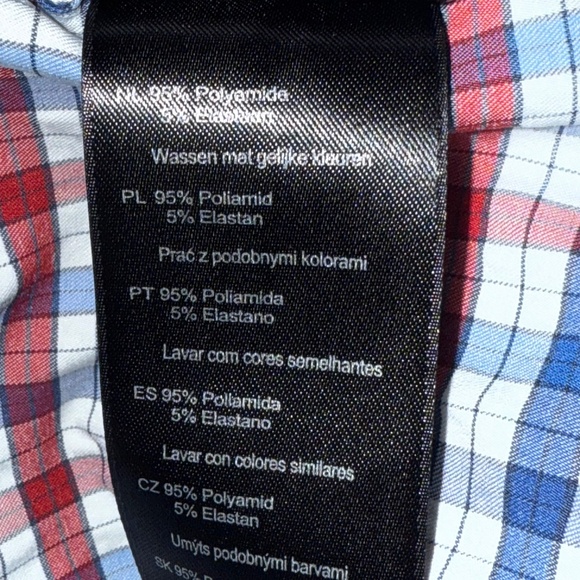 Red/White/Blue Barbour Button-down - Picture 6 of 6